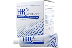 HR PHARMA HR® Sterile Lubricating Jelly 4oz. (113gm) Foil Laminate Flip-Top Tube, 12 Units/Box