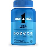 One A Day Multivitamin for Men - Daily Mens Multivitamins with Vitamin D, Zinc, Folic Acid, and B Vitamins, Physical Energy Support, 200 Count