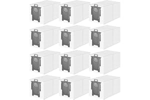 Rediboom 12 Pack Dust Bags for Roborock QV 35A/ Qrevo S5V/Saros 10R /Q Revo/Qrevo S/Pro/MaxV/Master/Plus/Qrevo Edge S5A/ Curv