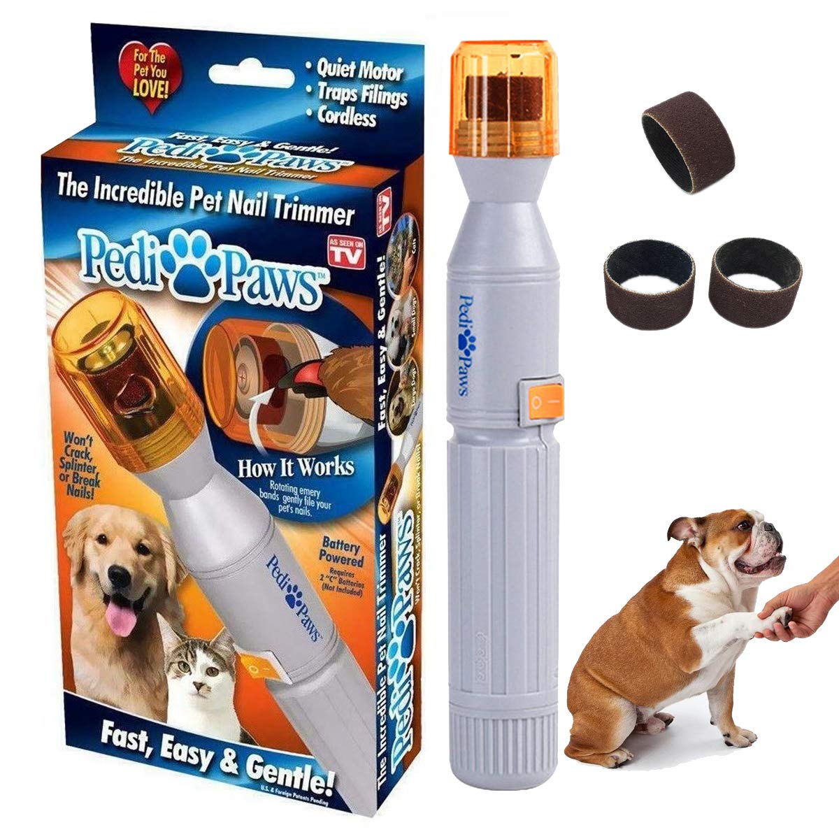 Photo 1 of Ruri's Dog Nail Grinder, Upgraded Version Professional Electric Pet Nail Grinder Trimmer Grooming Tools