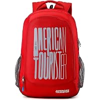 American Tourister 49.5 cms Red Casual Backpack (AMT FIZZ SCH BAG 03 - RED)