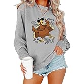 Thanksgiving Sweatshirts for Women Turkey Sweatshirt Turkey Gravy Beans and Rolls Shirt Gobble Long Sleeve Pullover Top