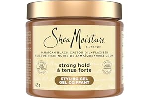 SheaMoisture Jamaican Black Castor Oil Strong Hold Hair Styling Gel With Flaxseed 425 g