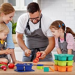 Caperci Lunchable Snack Containers - 4 Compartments