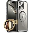 SUPCASE for iPhone 16 Pro Max Case with Camera Control Capture Button (Unicorn Beetle Mag), [Compatible with MagSafe] [Military-Grade Protection] Slim Clear Magnetic Phone Case (Gray)