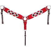 Showman Scarlet Mohair Breast Collar