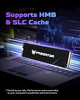Acer Predator GM7 2TB NVMe PCIe 4.0 M.2 2280 SSD 7200 MB/s view 5