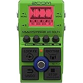 Zoom MS-90LP+ MultiStomp Looper with 90-Min Loops &amp; High-Fidelity Audio | 13-Hours of Recording, Backlit LCD, Rhythm Patterns, MIDI, For Guitarists and Keyboardists