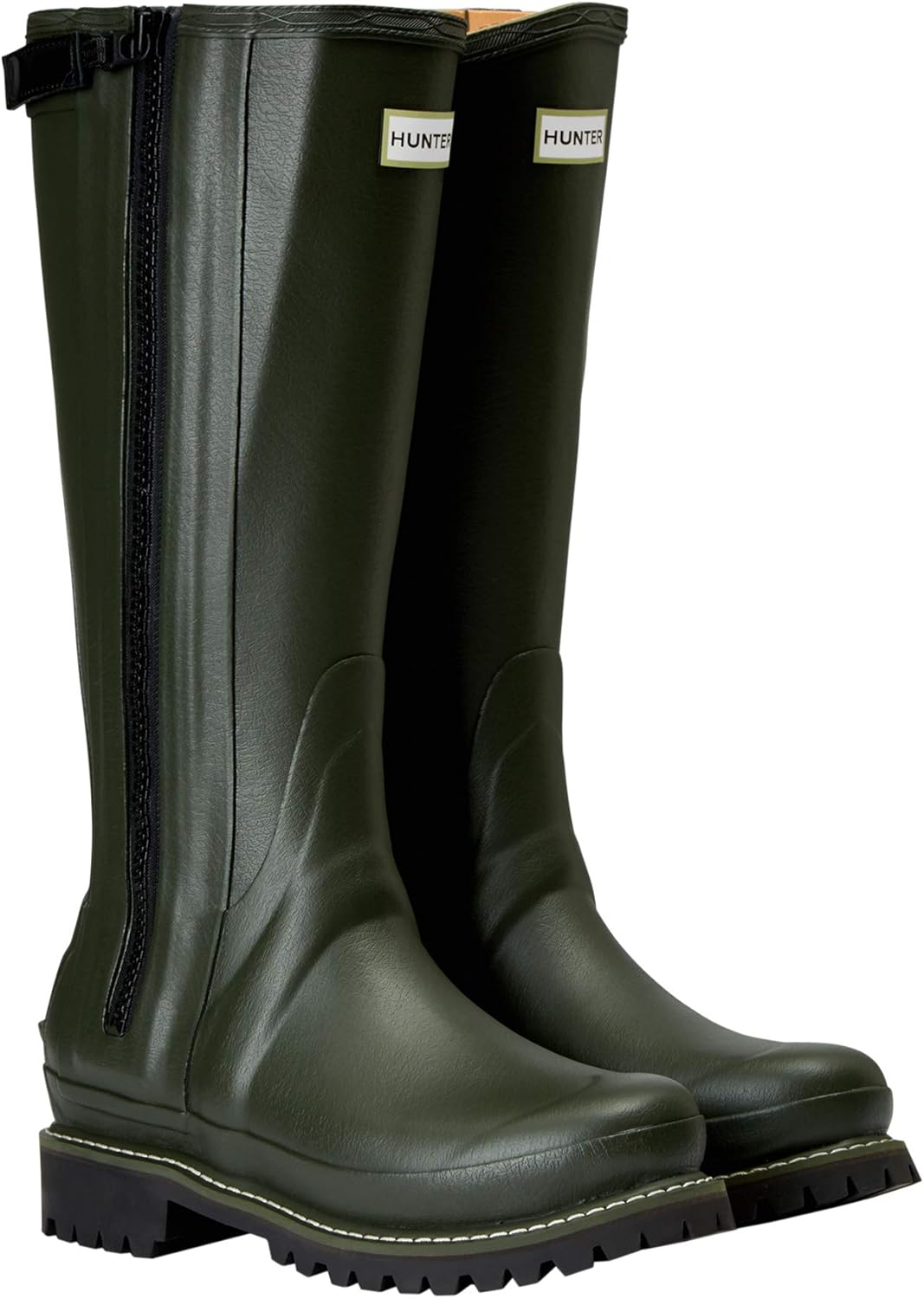 hunter leather boots womens