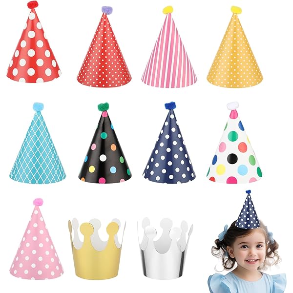 帽子 KruhitkaLove / Party Hat KruhitkaLove / Party Hat with embroidery - I