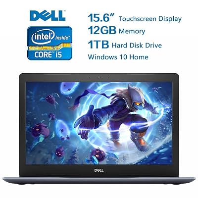 Newest Dell Inspiron 15 5000 Flagship Premium 15.6 Full HD Touchscreen Backlit Keyboard Laptop, Intel Core i5-8250U Quad-Core, 12GB DDR4, 1TB HDD,