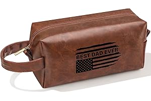SHECARE Father's Day Gifts for Dad Father's Day Gifts from Daughter Wife Son Fathers Day Dad Gifts for Dad Husband New Dad Step Dad Cool Father's Day Gifts for Dad Men Toiletry Travel Bag for Dad