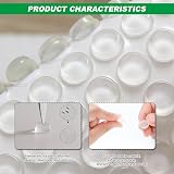 SenZee Clear Rubber Bumper Pads 202 Pcs Self Adhesive Cabinet Door Stoppers view 5