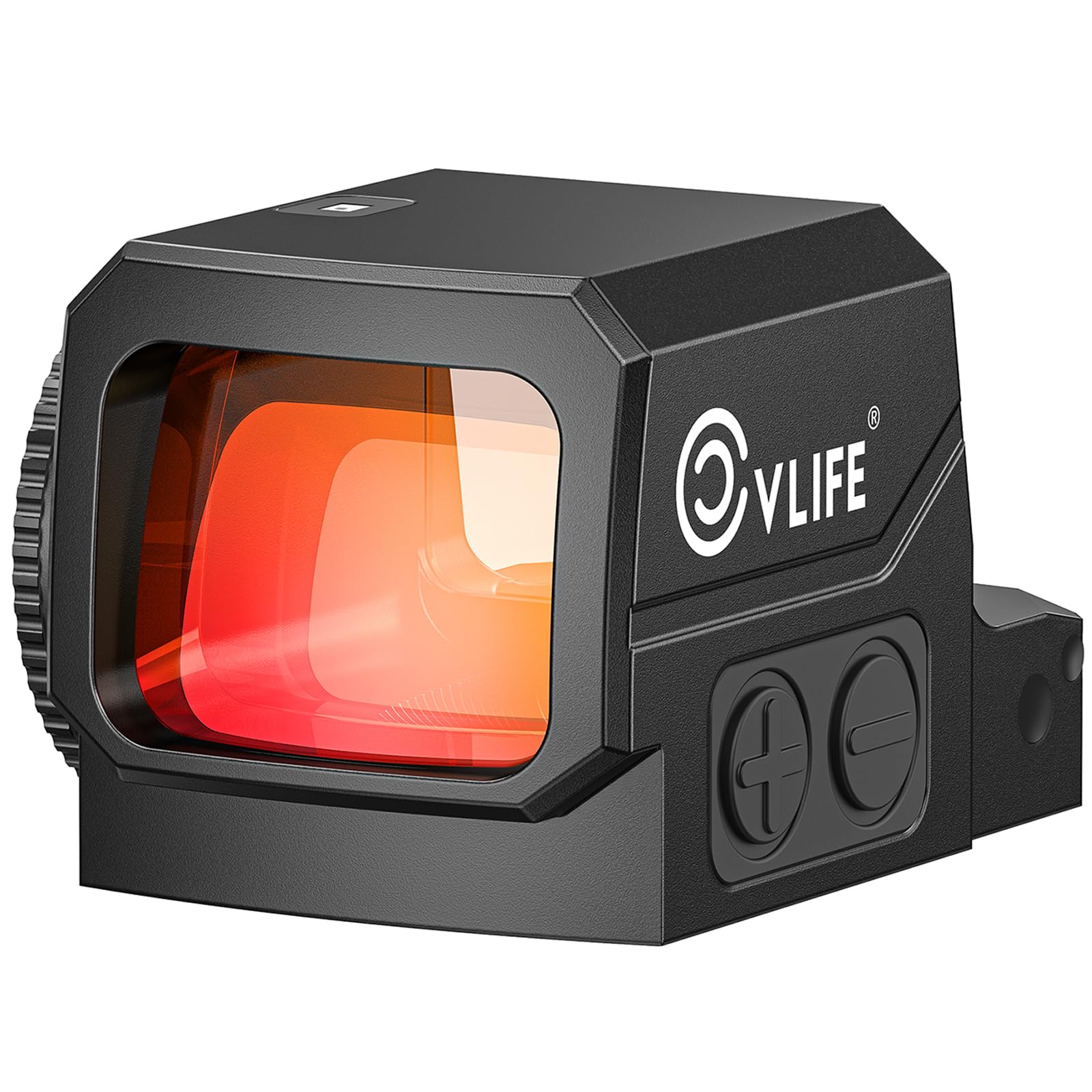 Photo 1 of CVLIFE WildHawk Enclosed Auto-Brightness Red Dot Sight for RMS RMSc, 32MOA Circle & 2MOA Dot Motion Awake Reflex Sight Optics Scope for Compact Pistol, 3500G Shockproof, Adapter for MOS/RMR/Picatinny
