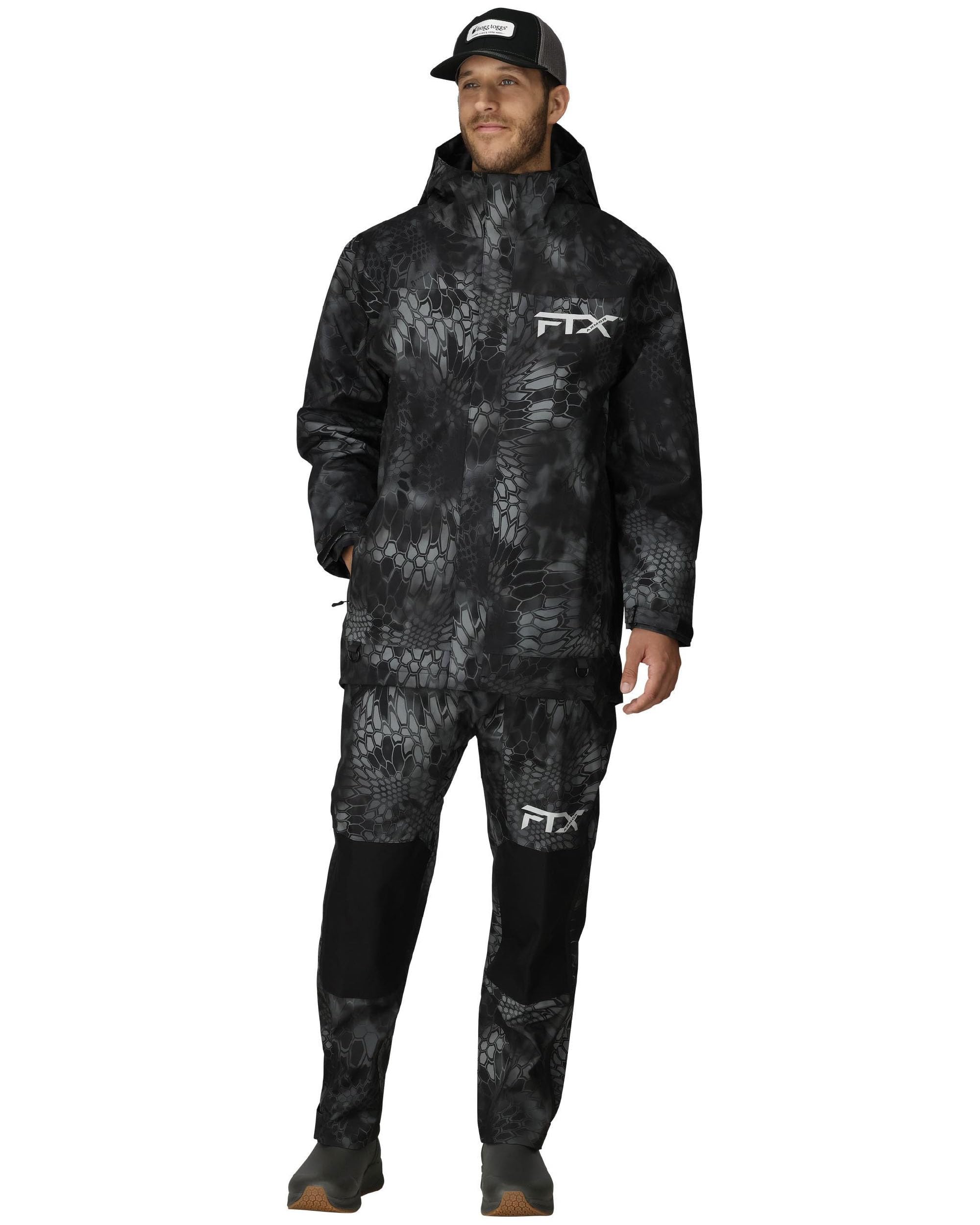 Photo 1 of FROGG TOGGS Men's FTX Armor Premium Waterproof Rain, Fishing/Anglers Jacket, Kryptek Typhon, X-Large