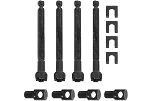 Kisangel Chainsaw Chain Tension Screw Set 12Pcs Heavy-Duty Screws Electric Chainsaw Accessory for Secure