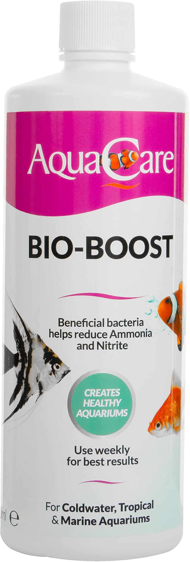 AquaCare Bio Boost Filter Bacteria Booster 480ml Freshwater Aquarium