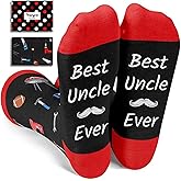 HAPPYPOP Family Gifts for Him - Gifts for Son Godfather Husband Dad, Novelty Socks for Men