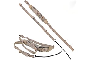 No Drilling Stalker Sling-Premium Quality V2，Durable Adjustable Universal Model Magpul Sling，Hunting Essentials.