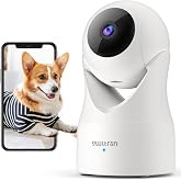 owltron Indoor Security Camera 2K, 360&deg; Cameras for Home Security with Motion Detection, 2.4G WiFi for Baby/Pet/Nanny/Camara with Night Vision, Siren Alarm &amp; 2-Way Audio, Compatible with Alexa