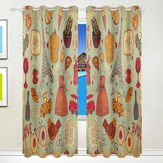 nursery curtains and lampshade set