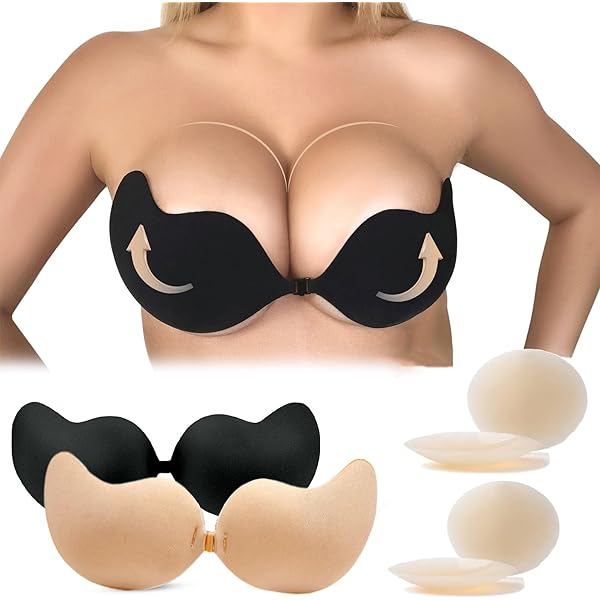 sachin and babi light blue dress Adhesive Strapless Bra LIQINUS Adhesive Bra Strapless Push Up, Silicone  Sticky Invisible Bra, Backless Dress Push Up Sticky Bra main image 0