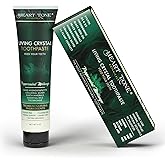 Heart Tone Botanicals Theobromine &amp; Hydroxyapatite Toothpaste | Living Crystal | Fluoride Free | Colloidal Silver, Bentonite Clay, L-Arginine | Low Abrasion Tested | Mint
