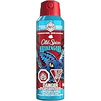 Old Spice Aluminum Free Body Spray for Men, Krakengard, 144g
