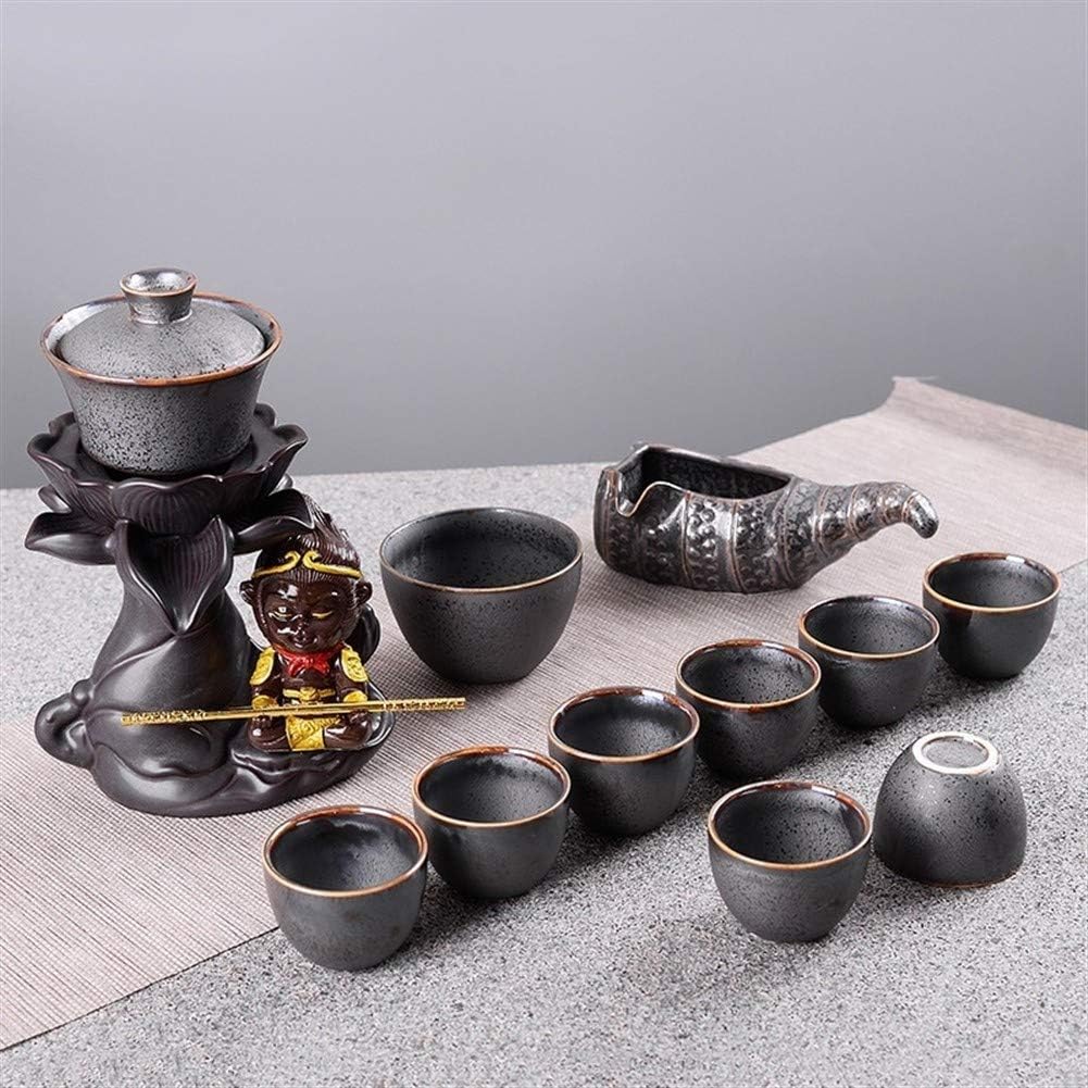 MADONG Automatic antihot lazy creative ceramic tea sets and variable