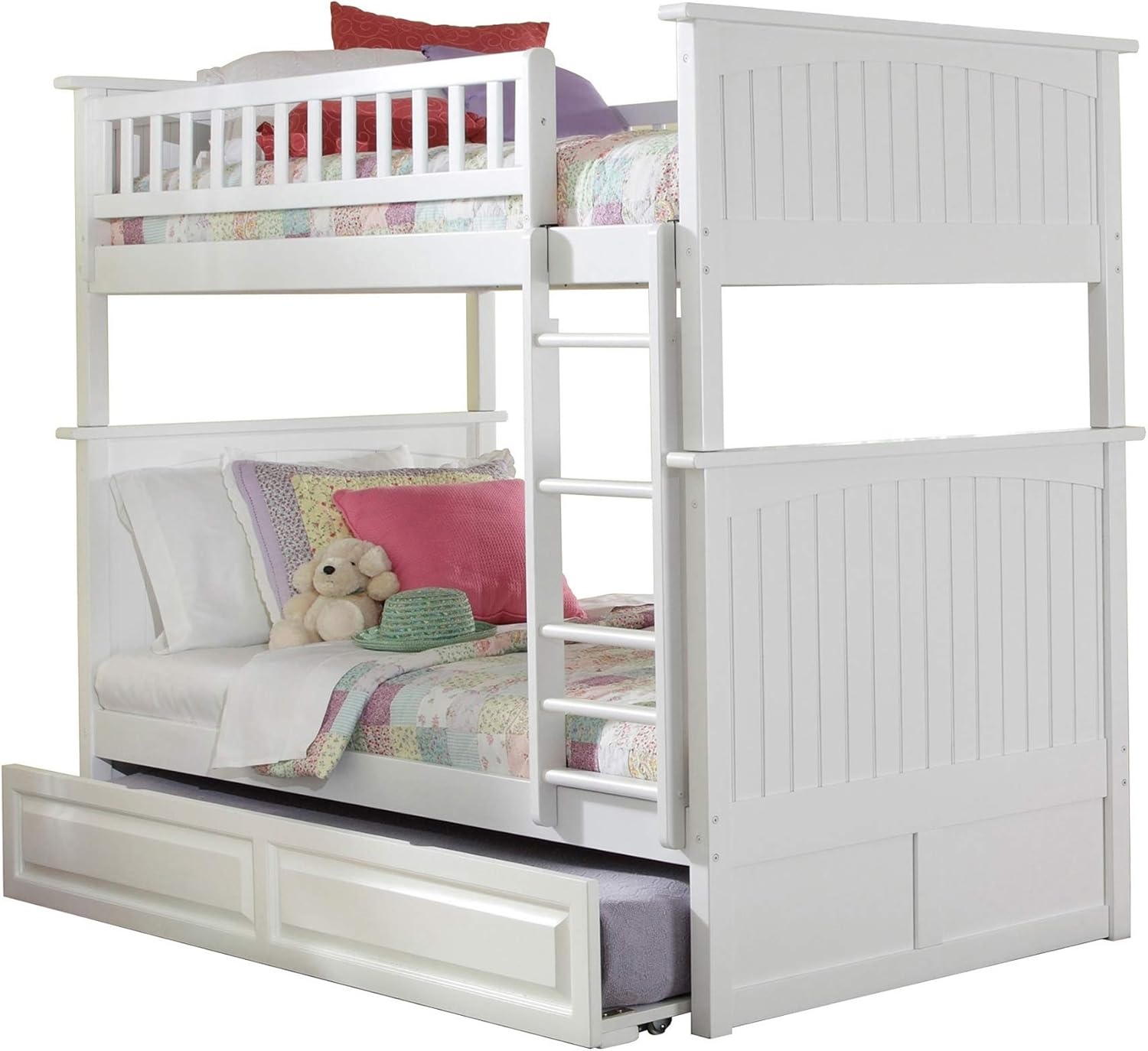 Amazon Com Atlantic Furniture Nantucket Bunk Twin Raised Panel