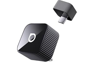 OTTOCAST Mini Slim, 2026 Upgrade 2in1 Wireless CarPlay & Android Auto Adapter, Plug & Play, WLAN Dual-Band 2.4G+5G, Auto Reconnect, Compatible with After 2016 Cars with Wired CarPlay/AA (USB Type C)