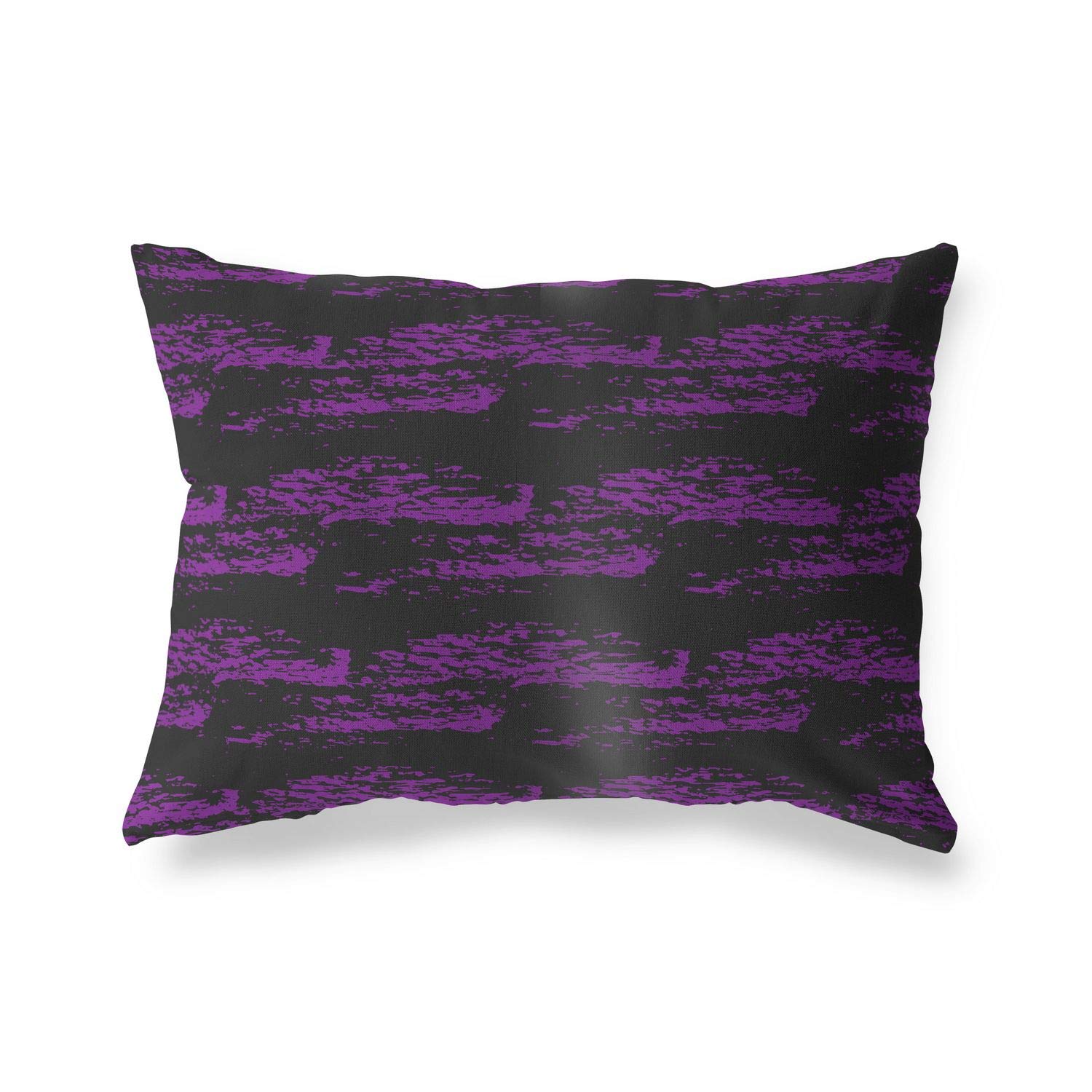 Bonamaison Decorative Cushion Cover Purple & Black, Throw Pillow Covers, Home Decorative Pillowcases for Livingroom, Sofa, Bedroom, Size: 35x50 Cm - Designed and Manufactured in Turkey