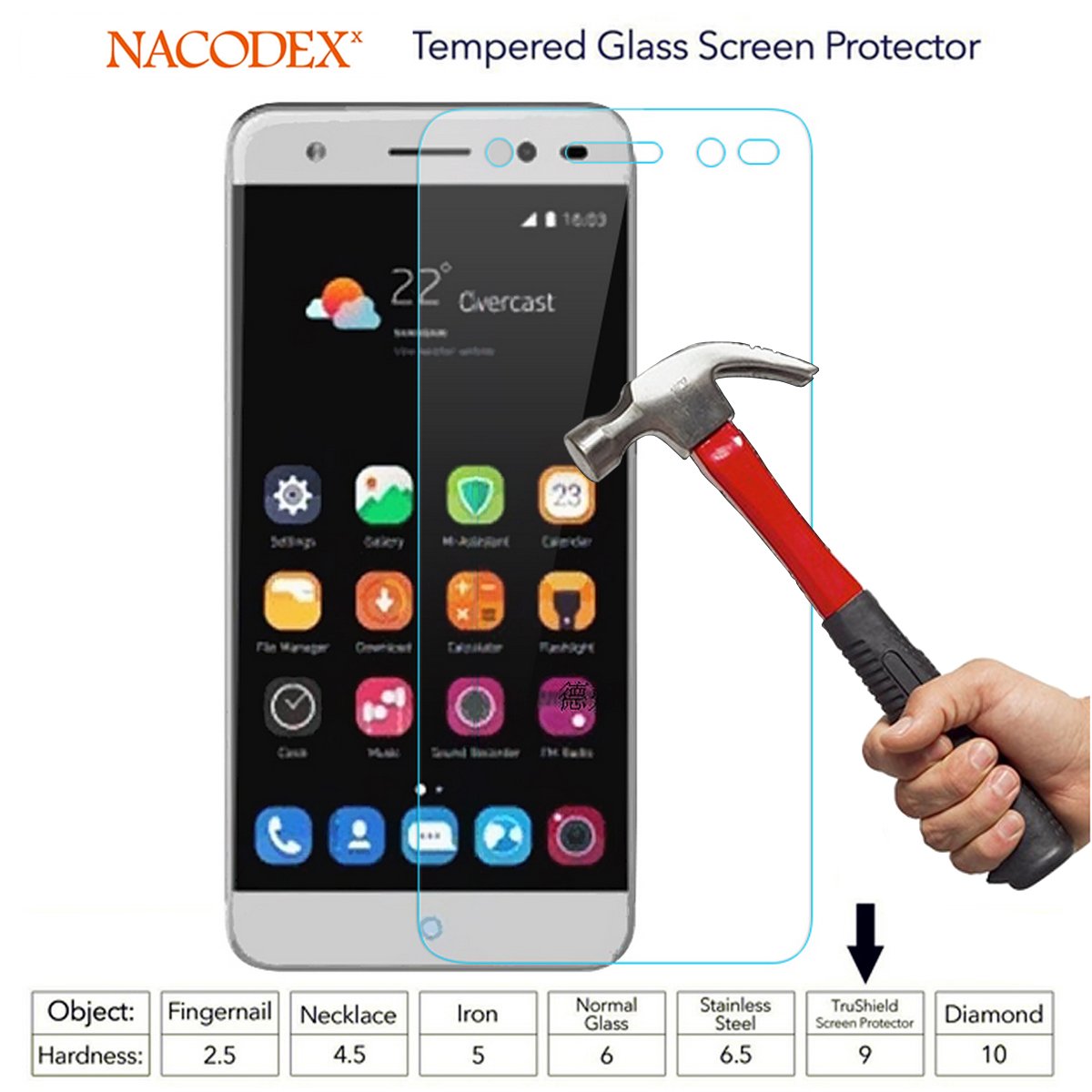 Vn Tempered Glass 9h Explosion Proof Screen Protector Film 