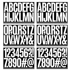 YNHAY 480 Pcs Waterproof 3" Vinyl Alphabet & Number