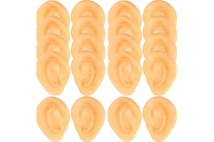 Cotiny 10 Pairs Jumbo Ears Latex Fake Costume Big Ears Giant Ear Accessories for Adults and Kids Halloween Costume Funny Party Favors