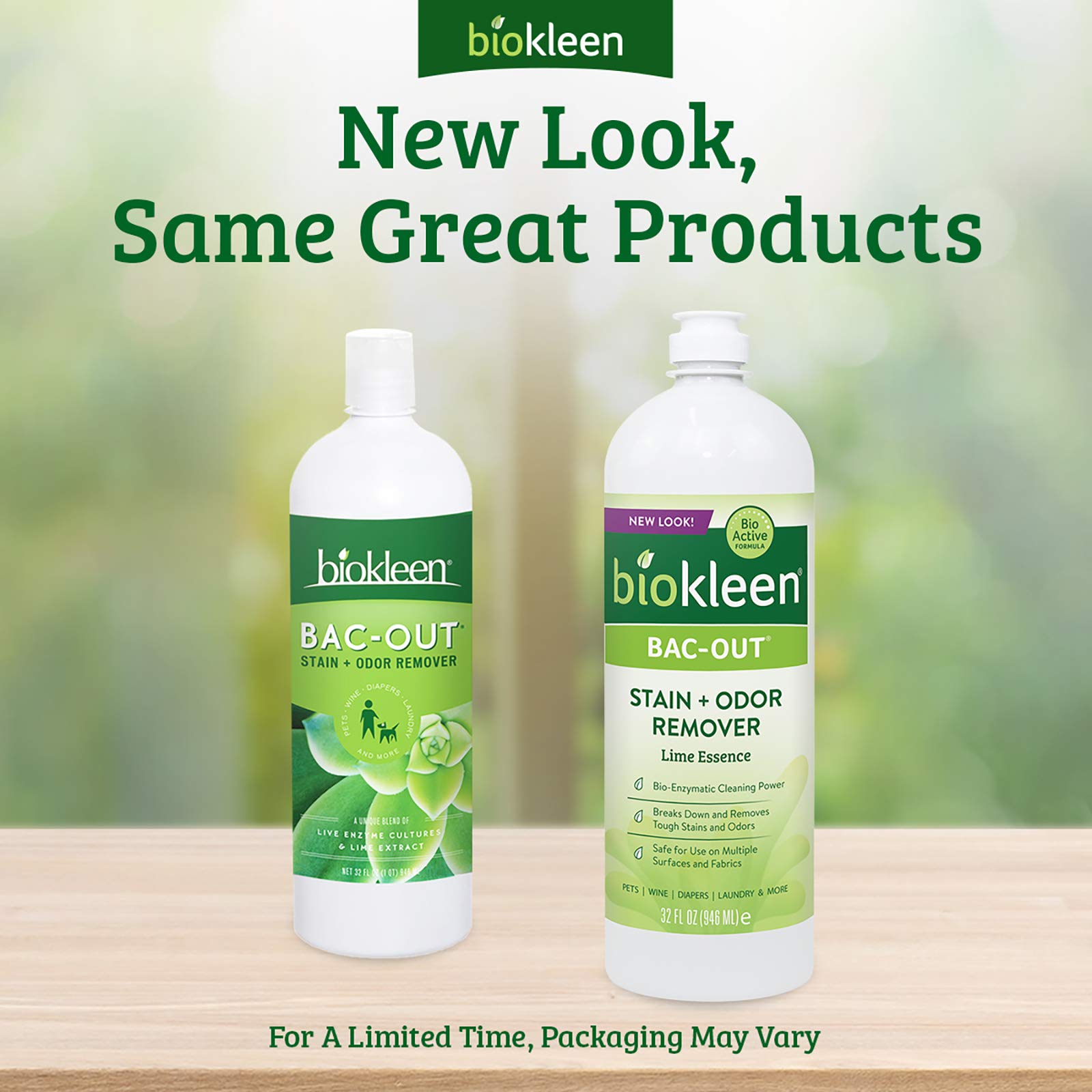 biokleen Bac Out Stain & Odor Eliminator with Live Enzyme Cultures, 32 oz