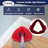 MXZONE Spin Mop Scrub Brush Head for Vileda Turbo 1 Tank Mop - Hard Bristle view 4