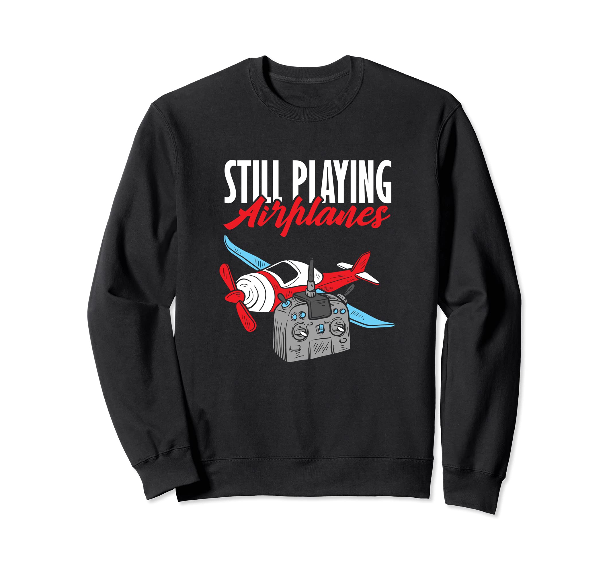 RC Airplane Funny Vintage Hobby Pilot Flying Airline Sweatshirt