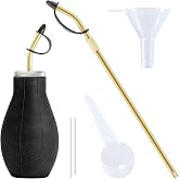 Powder Duster,Diatomaceous Earth Applicator, Large Bulb Duster with Long Metal Tube,Puffer Sprayer for Multi Purpose Indoor and Outdoor,for Organic Gardening Agricultural Supplies(1Pack)