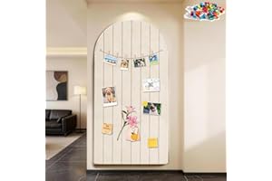 Large Bulletin Board for Wall, 47" x 23.6" Felt Corkboard with Pushpins, Display Decor Tiles for Photo Office Home Kitchen (L