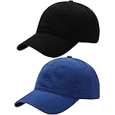 2 Packs Womens Baseball Caps Plain Baseball Hat Summer Sun Visor Hats Baseball Cap Men Adjustable Dad-Hat