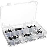 Amazon Basics Drywall Screw Assortment Kit, Steel Phillips-Head, 220-Piece Set, Selling Unit Dimension