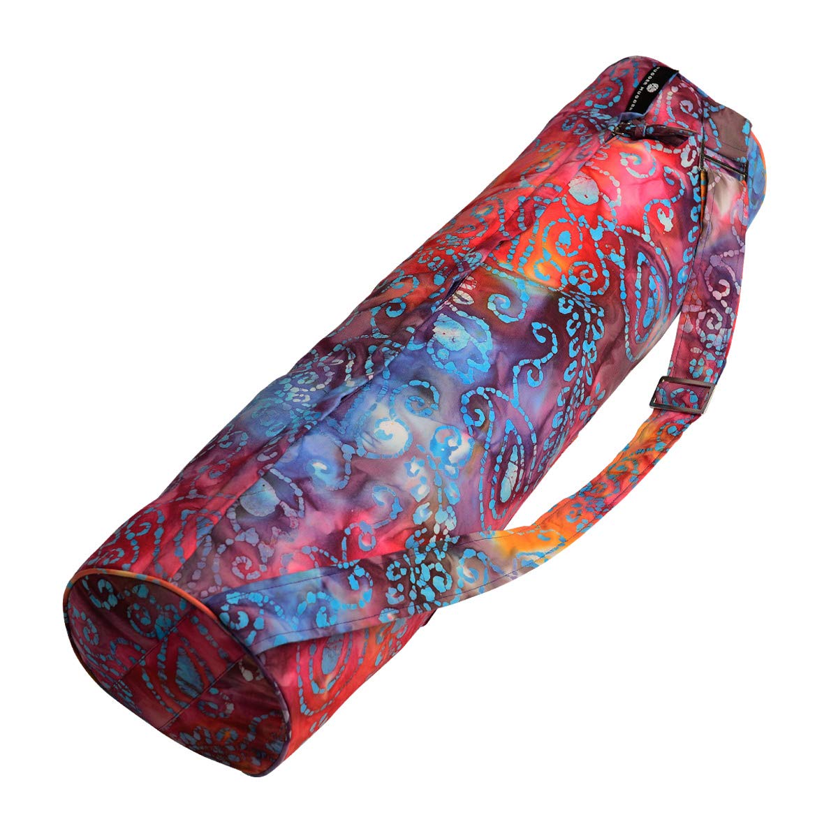 Hugger Mugger Batik Yoga Mat Bag, Purple Multi