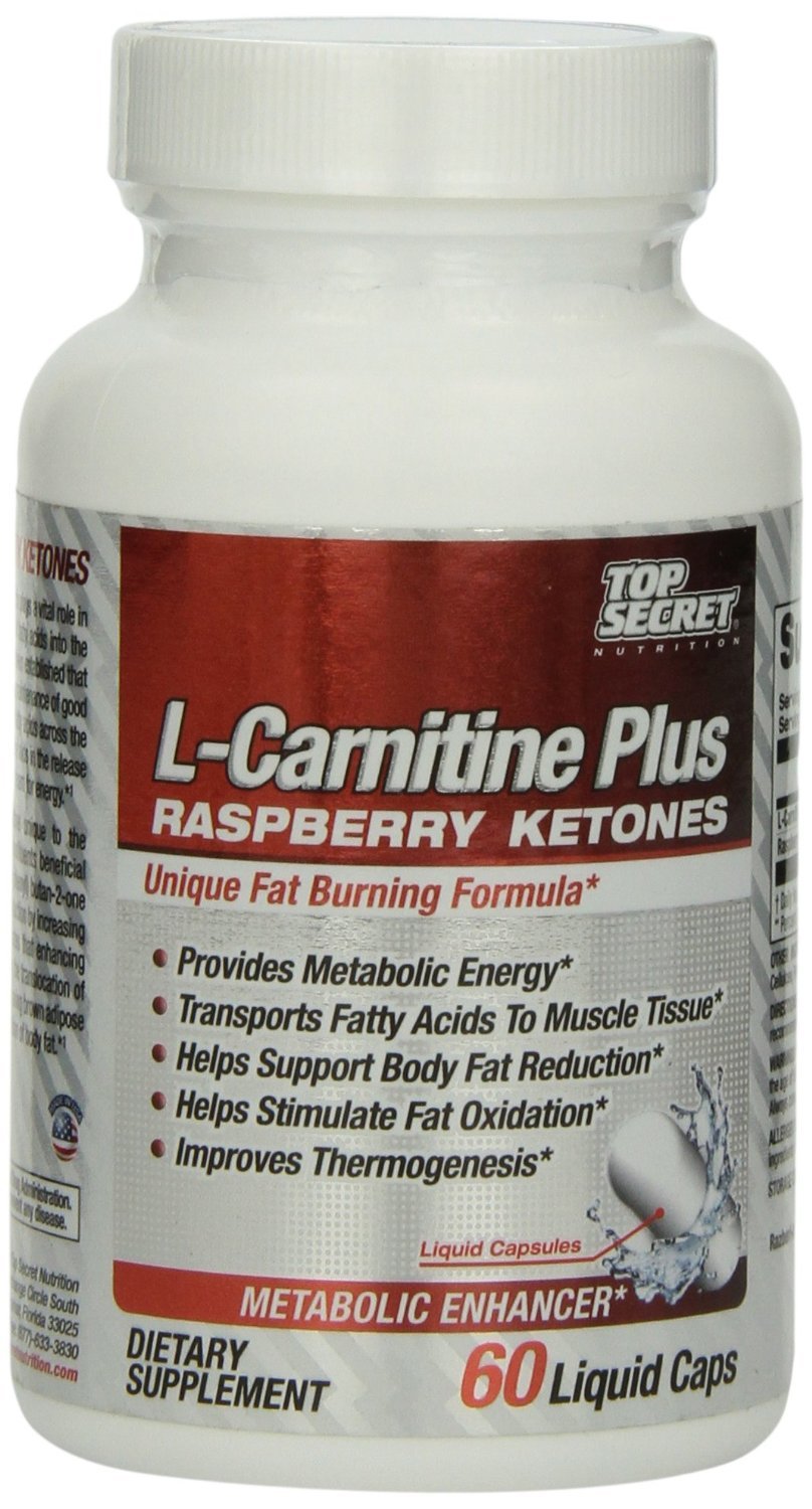 Top Secret Nutrition L Carnitine Plus Capsules Raspberry K 60