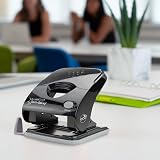 Rapesco 1525 ECO X5-40ps 2 Hole Punch 40 Sheet Capacity Black view 6