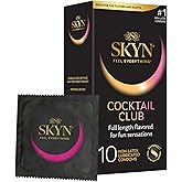 SKYN Cocktail Club Premium Flavored Condoms, 10 Count