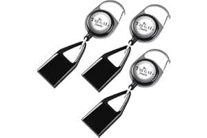 THE FRUGAL SMOKER Frugal Smoker Clip Retractable Keychain Lighter Leash (Pack of 3)