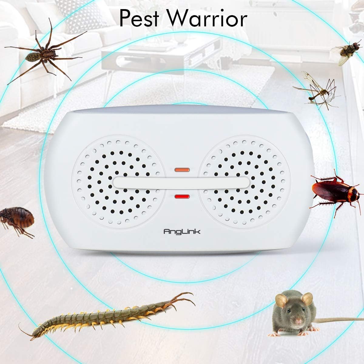 AngLink 2 x Ultrasonic Pest Repeller - Image 4