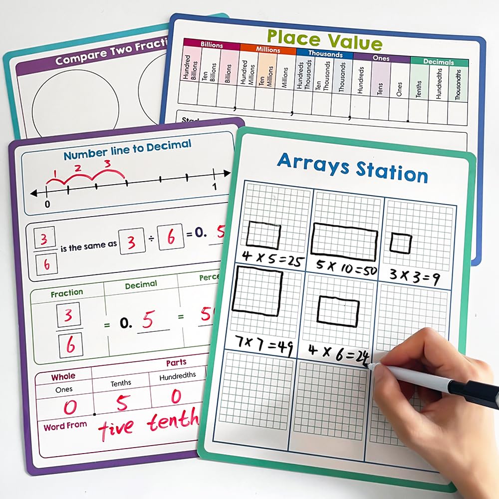 Mua Lachilly Double Sided Dry Erase Handwriting Practice Boards ...