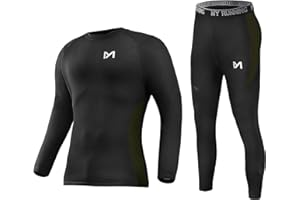 MEETYOO mens Men's Thermal Underwear Set Sport Long Johns Base Layer